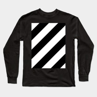 Black and White Stripes Long Sleeve T-Shirt